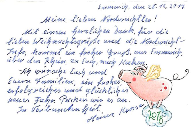 Neujahrskarte